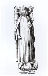 Efigie de Eduardo II (1284-1327) de la Catedral de Gloucester